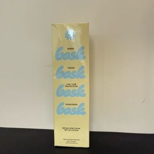 NWT BASK (Sephora) Sheer Vegan Sunscreen Lotion - Cream